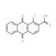 1-Chloro-9,10-dioxo-9,10-dihydro-anthracene-2-carboxylic acid 的分子结构, CAS编号: 82-23-5 1-Chloro-9,10-dioxo-9,10-dihydro-anthracene-2-carboxylic acid (CAS 82-23-5) - chemical structure image