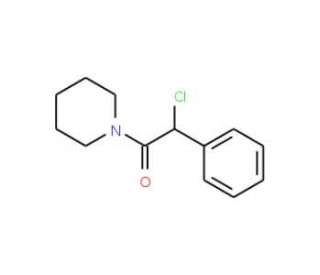 1-[chloro(phenyl)acetyl]piperidine (CAS 18504-70-6) - chemical structure image