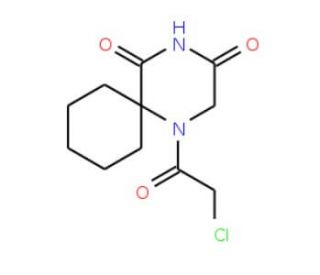 1-(chloroacetyl)-1,4-diazaspiro[5.5]undecane-3,5-dione (CAS 923155-67-3) - chemical structure image