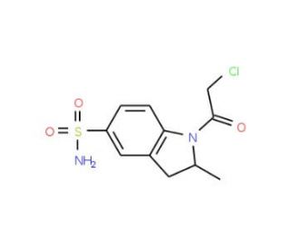 1-(chloroacetyl)-2-methylindoline-5-sulfonamide - chemical structure image