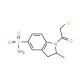 1-(chloroacetyl)-2-methylindoline-5-sulfonamide - chemical structure image