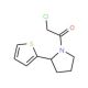 1-(chloroacetyl)-2-thien-2-ylpyrrolidine - chemical structure image