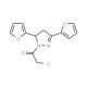 1-(chloroacetyl)-3,5-di-2-furyl-4,5-dihydro-1H-pyrazole - chemical structure image