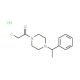 1-(chloroacetyl)-4-(1-phenylethyl)piperazine hydrochloride - chemical structure image