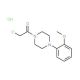 1-(chloroacetyl)-4-(2-methoxyphenyl)piperazine hydrochloride (CAS 21057-39-6) - chemical structure image