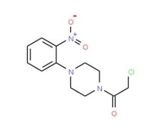 1-(chloroacetyl)-4-(2-nitrophenyl)piperazine - chemical structure image