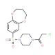 1-(chloroacetyl)-4-(3,4-dihydro-2H-1,5-benzodioxepin-7-ylsulfonyl)piperazine - chemical structure image