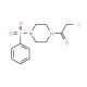 1-(chloroacetyl)-4-(phenylsulfonyl)piperazine - chemical structure image