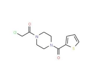 1-(chloroacetyl)-4-(thien-2-ylcarbonyl)piperazine - chemical structure image