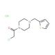 1-(chloroacetyl)-4-(thien-2-ylmethyl)piperazine hydrochloride - chemical structure image