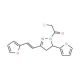 1-(chloroacetyl)-5-(2-furyl)-3-[2-(2-furyl)vinyl]-4,5-dihydro-1H-pyrazole - chemical structure image