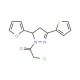 1-(chloroacetyl)-5-(2-furyl)-3-thien-2-yl-4,5-dihydro-1H-pyrazole - chemical structure image