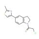 1-(chloroacetyl)-5-(2-methyl-1,3-thiazol-4-yl)indoline - chemical structure image