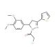 1-(chloroacetyl)-5-(3,4-dimethoxyphenyl)-3-thien-2-yl-4,5-dihydro-1H-pyrazole - chemical structure image