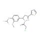 1-(chloroacetyl)-5-[4-(difluoromethoxy)-3-methoxyphenyl]-3-thien-2-yl-4,5-dihydro-1H-pyrazole - chemical structure image