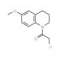 1-(chloroacetyl)-6-methoxy-1,2,3,4-tetrahydroquinoline (CAS 57368-84-0) - chemical structure image