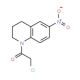 1-(chloroacetyl)-6-nitro-1,2,3,4-tetrahydroquinoline - chemical structure image
