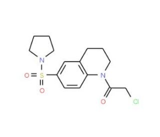 1-(chloroacetyl)-6-(pyrrolidin-1-ylsulfonyl)-1,2,3,4-tetrahydroquinoline - chemical structure image