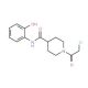 1-(chloroacetyl)-N-(2-hydroxyphenyl)piperidine-4-carboxamide - chemical structure image