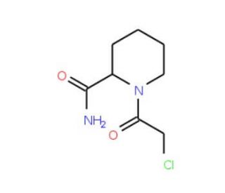 1-(chloroacetyl)piperidine-2-carboxamide - chemical structure image