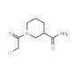 1-(chloroacetyl)piperidine-3-carboxamide - chemical structure image