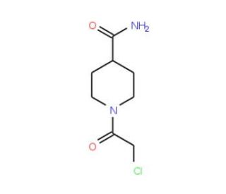 1-(chloroacetyl)piperidine-4-carboxamide - chemical structure image