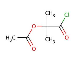 1-Chlorocarbonyl-1-methylethyl acetate (CAS 40635-66-3) - chemical structure image