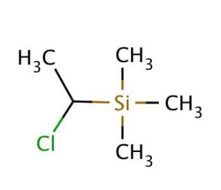 (1-Chloroethyl)trimethylsilane (CAS 7787-87-3) - chemical structure image