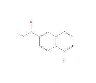 1-Chloroisoquinoline-6-carboxylic acid (CAS 1256787-42-4) - chemical structure image