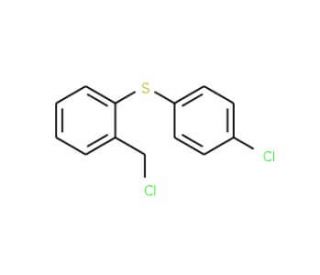1-(Chloromethyl)-2-[(4-chlorophenyl)sulfanyl]-benzene (CAS 13459-60-4) - chemical structure image