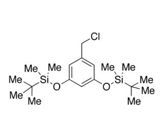 1-(Chloromethyl)-3,5-bis[[(1,1-dimethylethyl)dimethylsilyl]oxy]benzene (CAS 103929-85-7) - chemical structure image