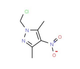 1-(chloromethyl)-3,5-dimethyl-4-nitro-1H-pyrazole - chemical structure image