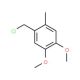 1-(chloromethyl)-4,5-dimethoxy-2-methylbenzene (CAS 7537-05-5) - chemical structure image
