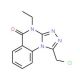 1-(chloromethyl)-4-ethyl[1,2,4]triazolo[4,3-a]quinazolin-5(4H)-one - chemical structure image