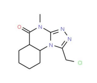 1-(chloromethyl)-4-methyl[1,2,4]triazolo[4,3-a]quinazolin-5(4H)-one - chemical structure image