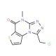1-(chloromethyl)-4-methylthieno[2,3-e][1,2,4]triazolo[4,3-a]pyrimidin-5(4H)-one - chemical structure image