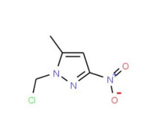1-(chloromethyl)-5-methyl-3-nitro-1H-pyrazole - chemical structure image