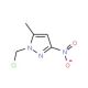 1-(chloromethyl)-5-methyl-3-nitro-1H-pyrazole - chemical structure image