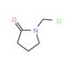 1-(chloromethyl)pyrrolidin-2-one (CAS 31282-95-8) - chemical structure image