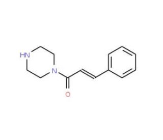 1-Cinnamoyl-piperazine (CAS 55486-27-6) - chemical structure image