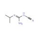 1-Cyano-3-isopropylguanidine (CAS 44830-55-9) - chemical structure image