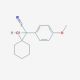 1-(Cyano-(4-methoxyphenyl)ethyl)cyclohexanol (CAS 93413-76-4) - chemical structure image