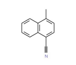 1-Cyano-4-methylnaphthalene (CAS 36062-93-8) - chemical structure image