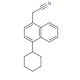 1-Cyanomethyl-4-cyclohexylnaphthalene (CAS 71109-05-2) - chemical structure image
