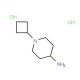1-cyclobutylpiperidin-4-amine dihydrochloride - chemical structure image