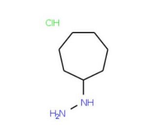 1-Cycloheptylhydrazine hydrochloride (CAS 79201-43-7) - chemical structure image