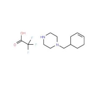 1-Cyclohex-3-enylmethyl-piperazinetrifluoroacetate - chemical structure image