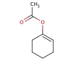 1-Cyclohexen-1-yl acetate (CAS 1424-22-2) - chemical structure image