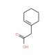 1-Cyclohexene-1-acetic acid (CAS 18294-87-6) - chemical structure image