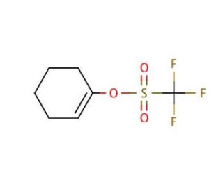 1-Cyclohexenyl trifluoromethanesulfonate (CAS 28075-50-5) - chemical structure image